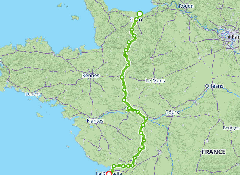 velo francette itineraire