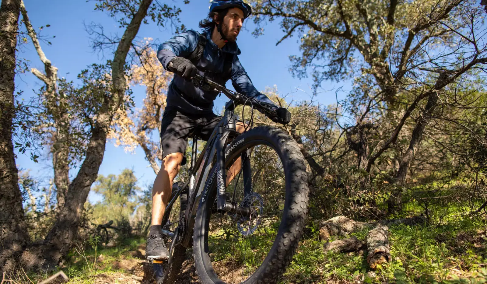 vtt electrique rockrider e est 900 en utilisation