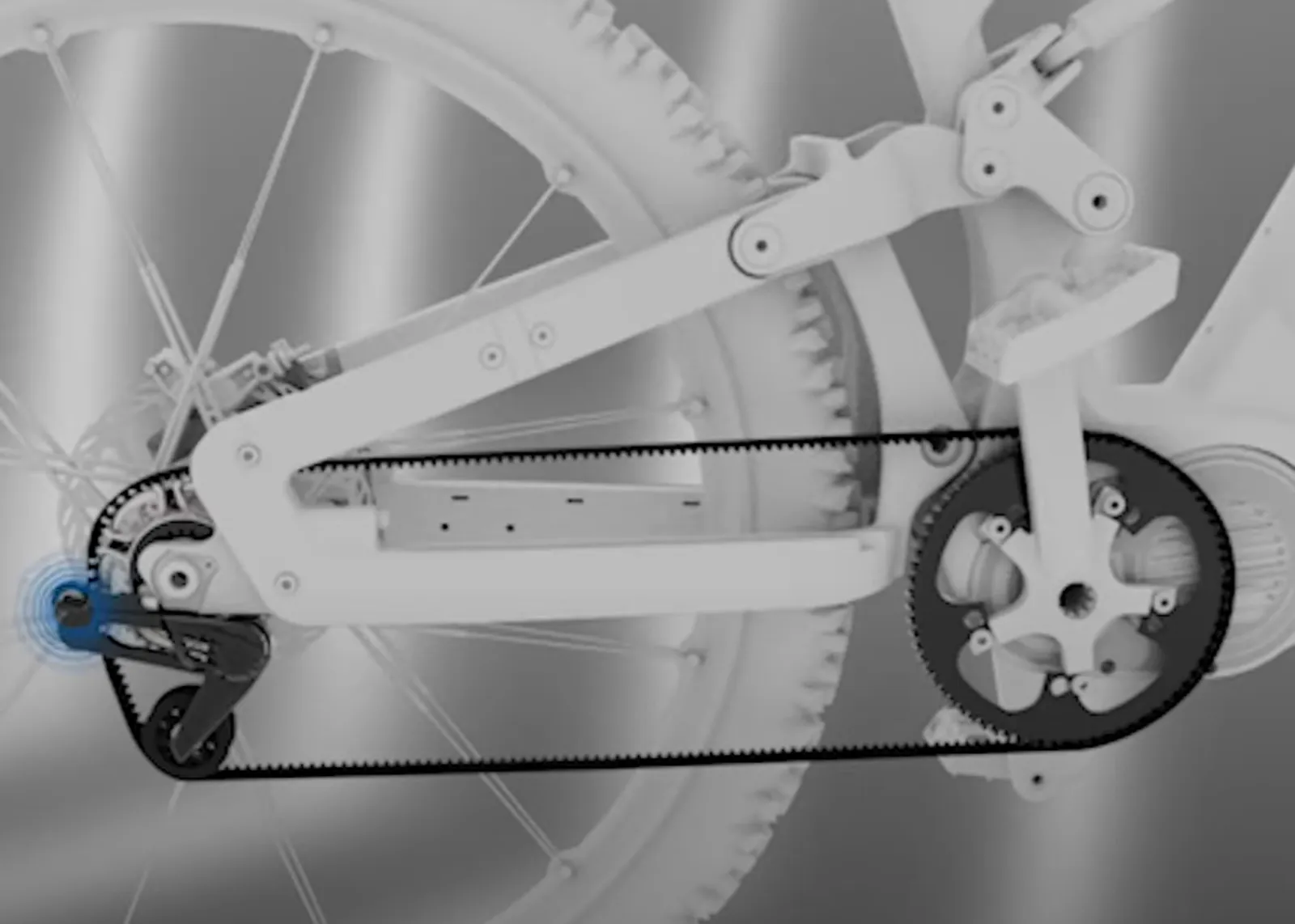 commande sans fil transmission courroie shift drive system