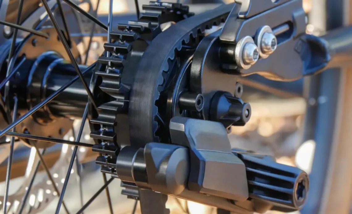transmission courroie shift drive system derailleur arriere
