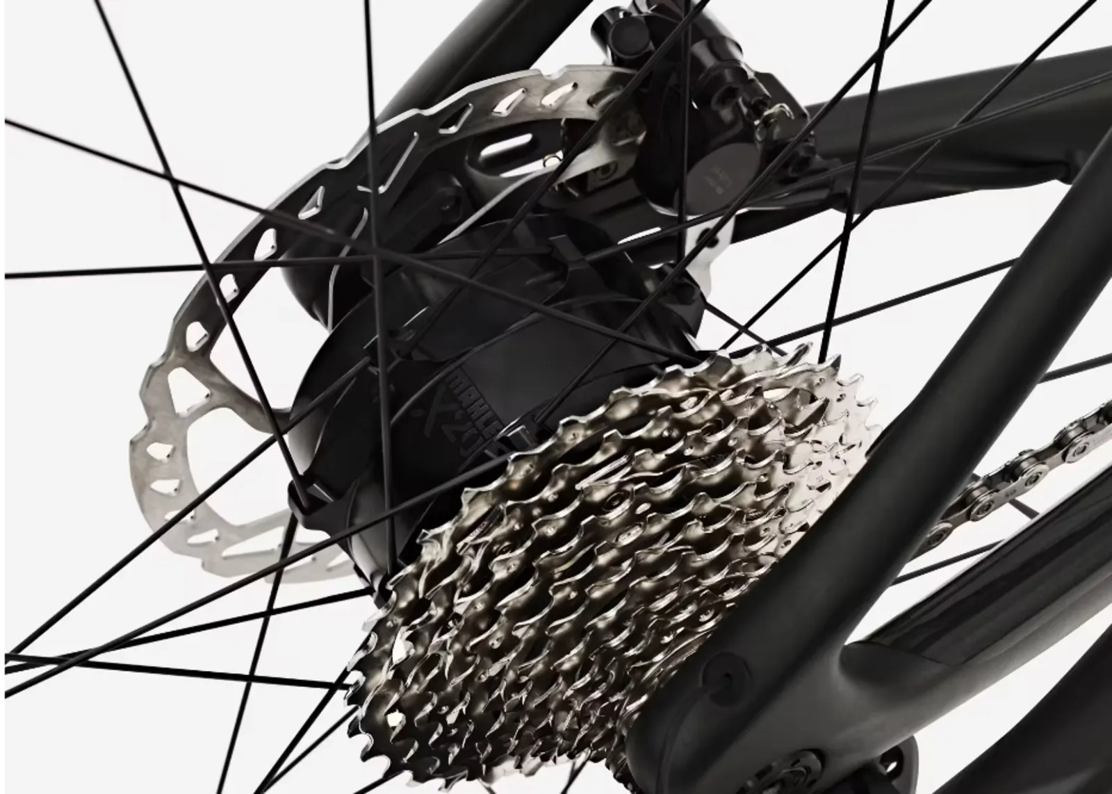 velo de route electrique van rysel e edr cf moteur mahle x20