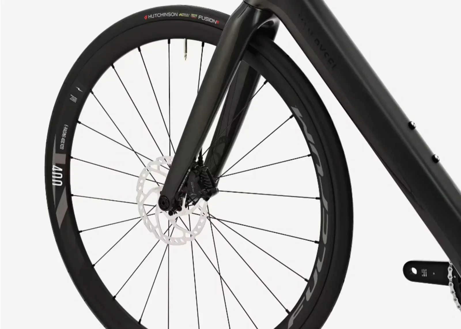 velo de route electrique van rysel e edr cf roue