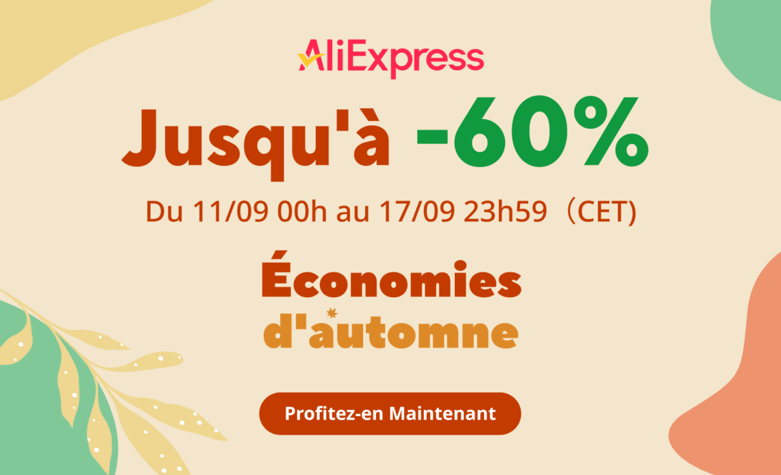 aliexpress promo automne